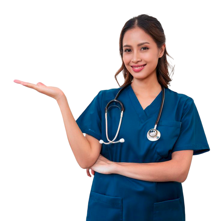 Nurse smiling